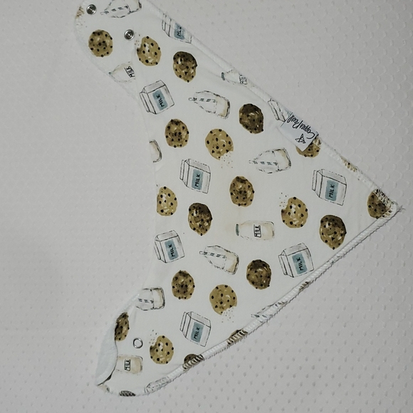 BIBS-Bundle 5 Washable Infant Bibs. Mixed Tags-Snap Closures - Picture 11 of 15